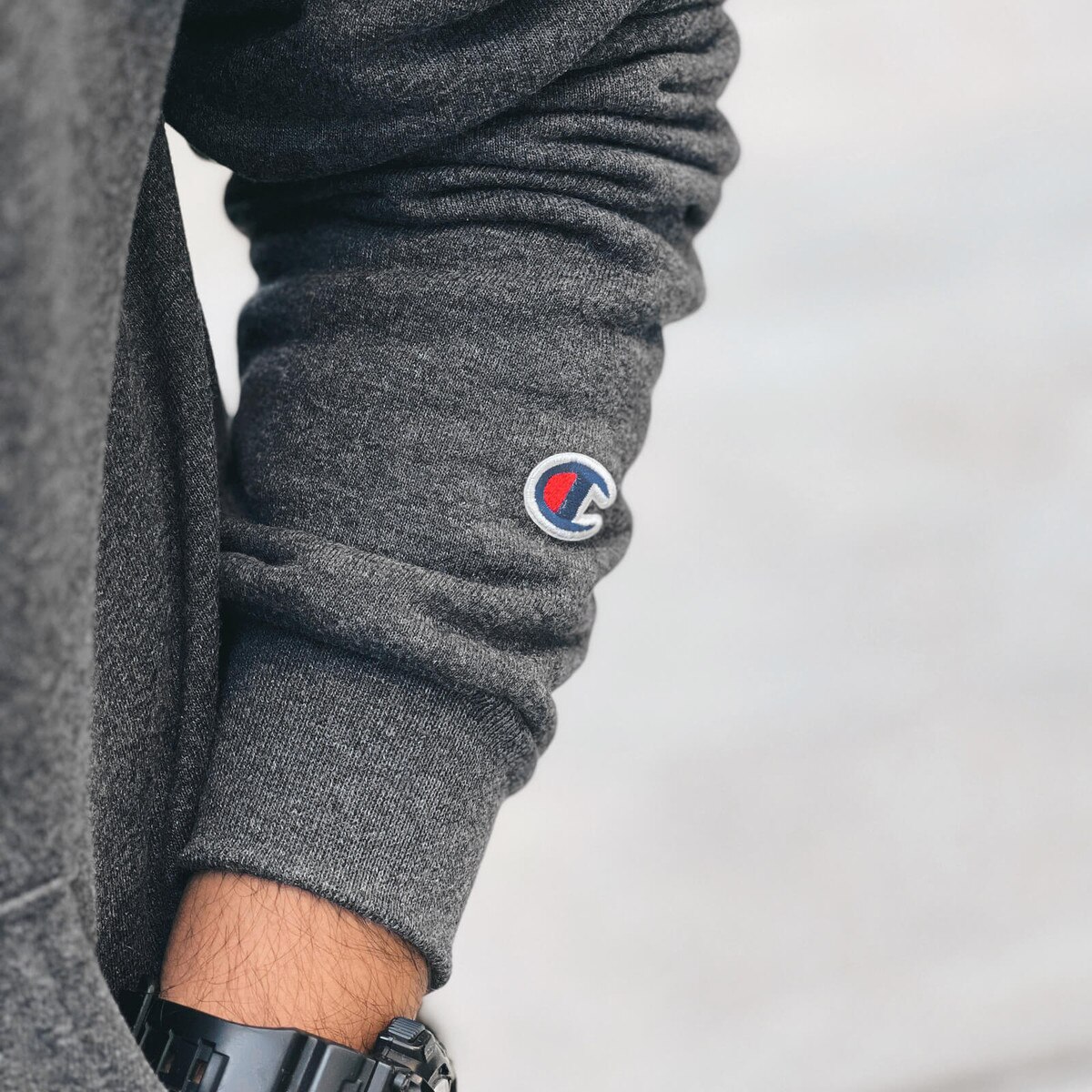 Champion® Walking Cy Charcoal Hoodie